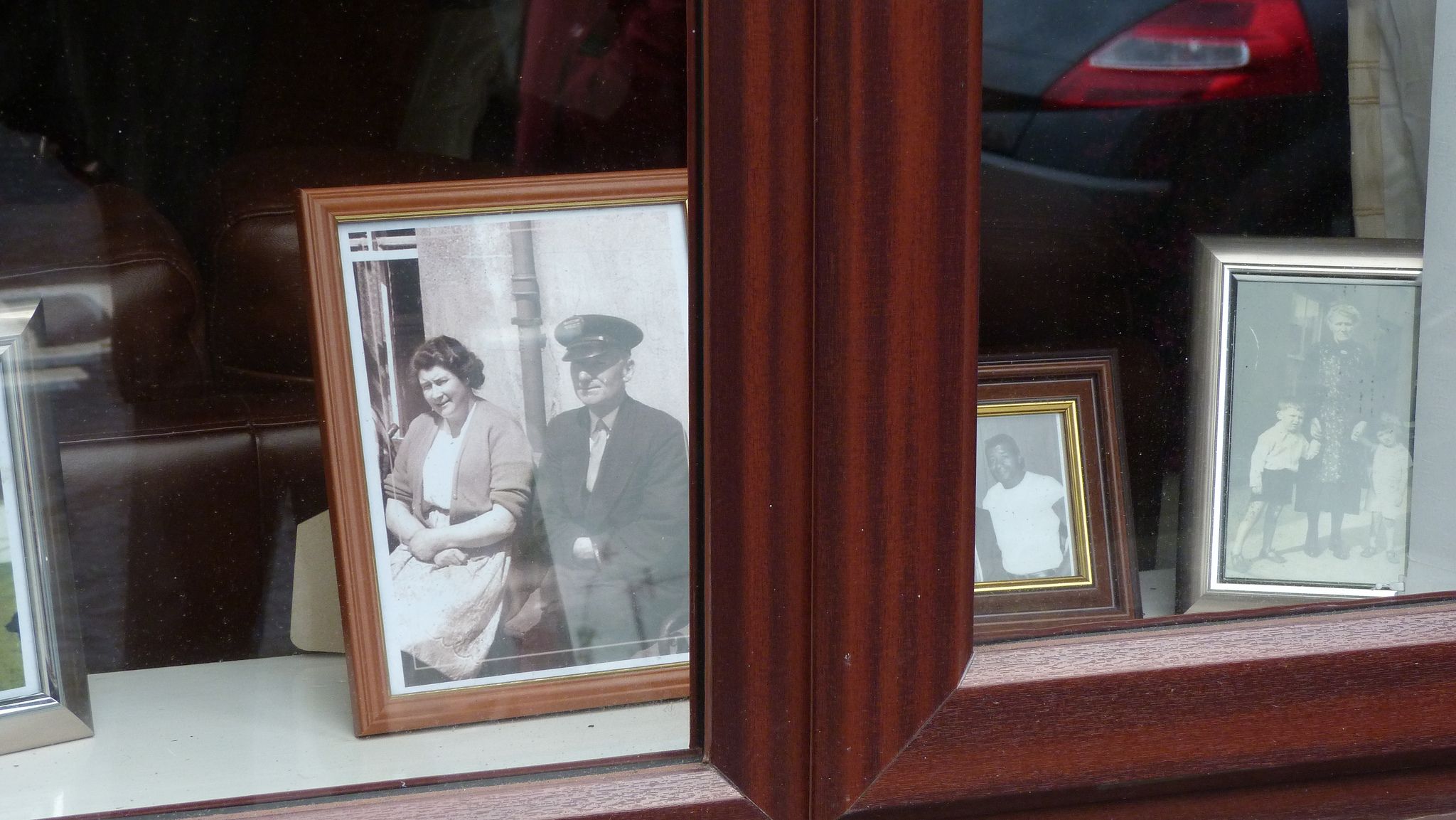 Photographs in frames