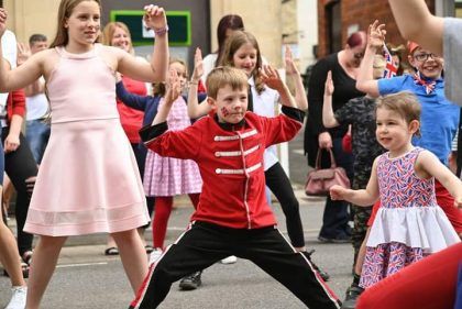 Children dancing