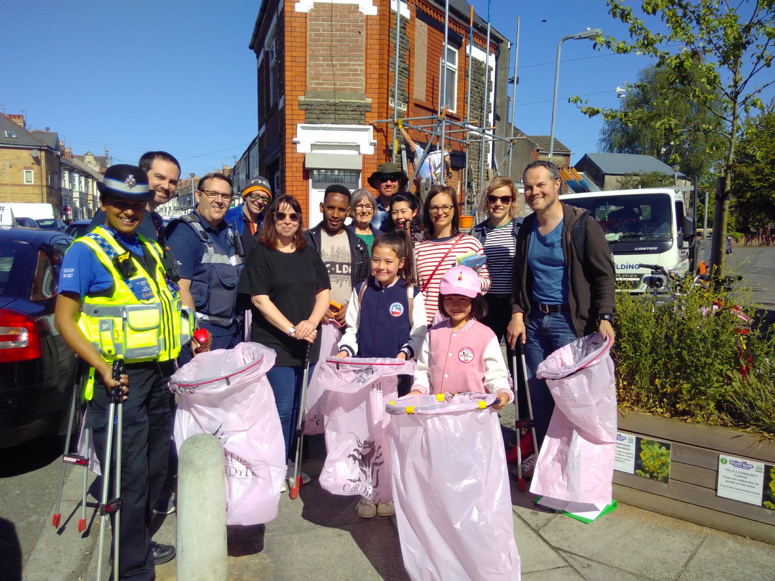 Becca's group, Keep Riverside Tidy, involves the police and local councillors, as well as residents. 