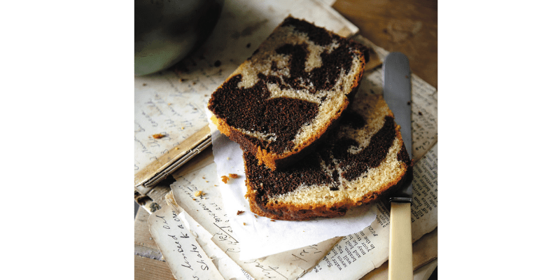 Rachel Allen’s Marbled Chocolate & Vanilla Cake