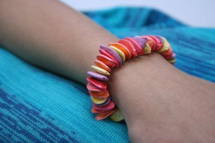 Pumpkin seed bracelet