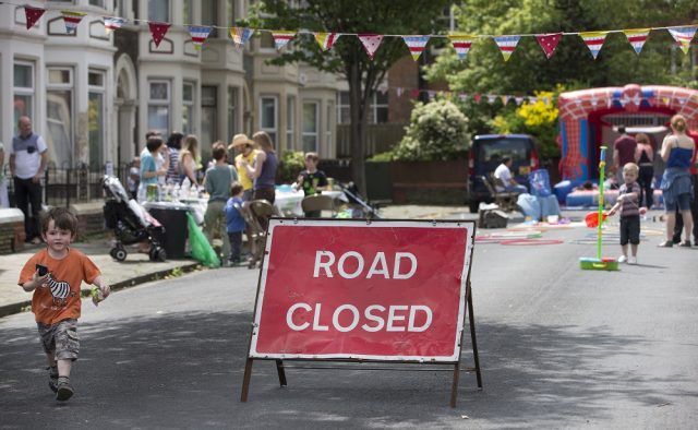 Road closed