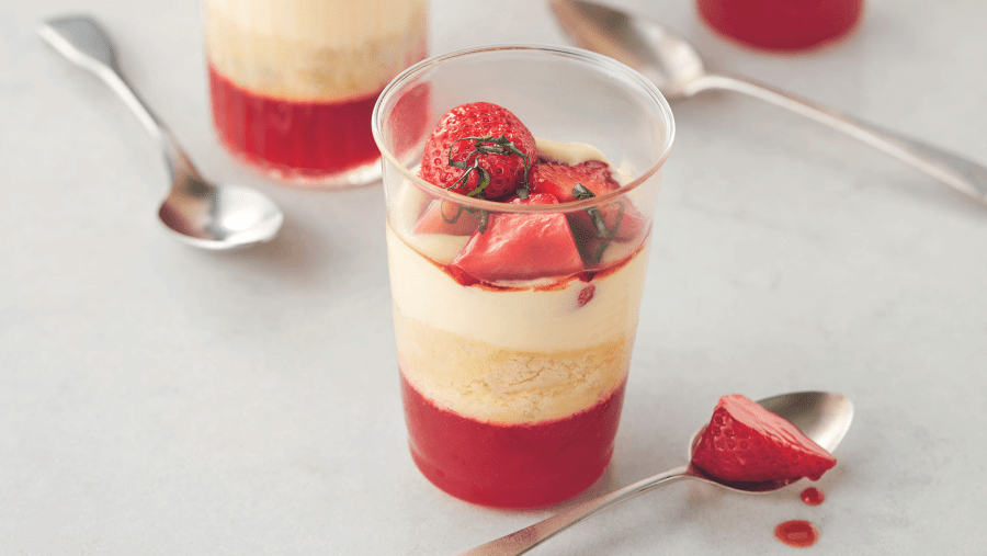 Strawberry trifles by Gordon Ramsay