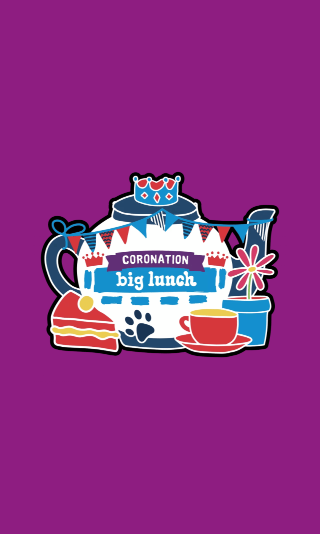 Pawprint Coronation Big Lunch logo