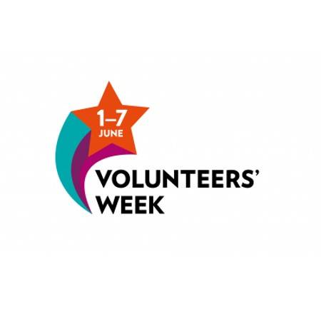 Volunteers Week logo, 1-7 June