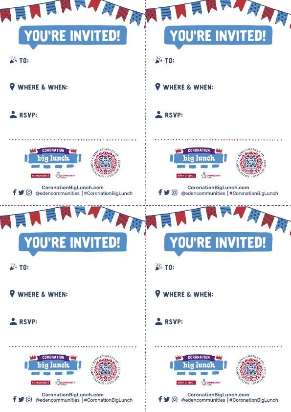 coronation invitation
