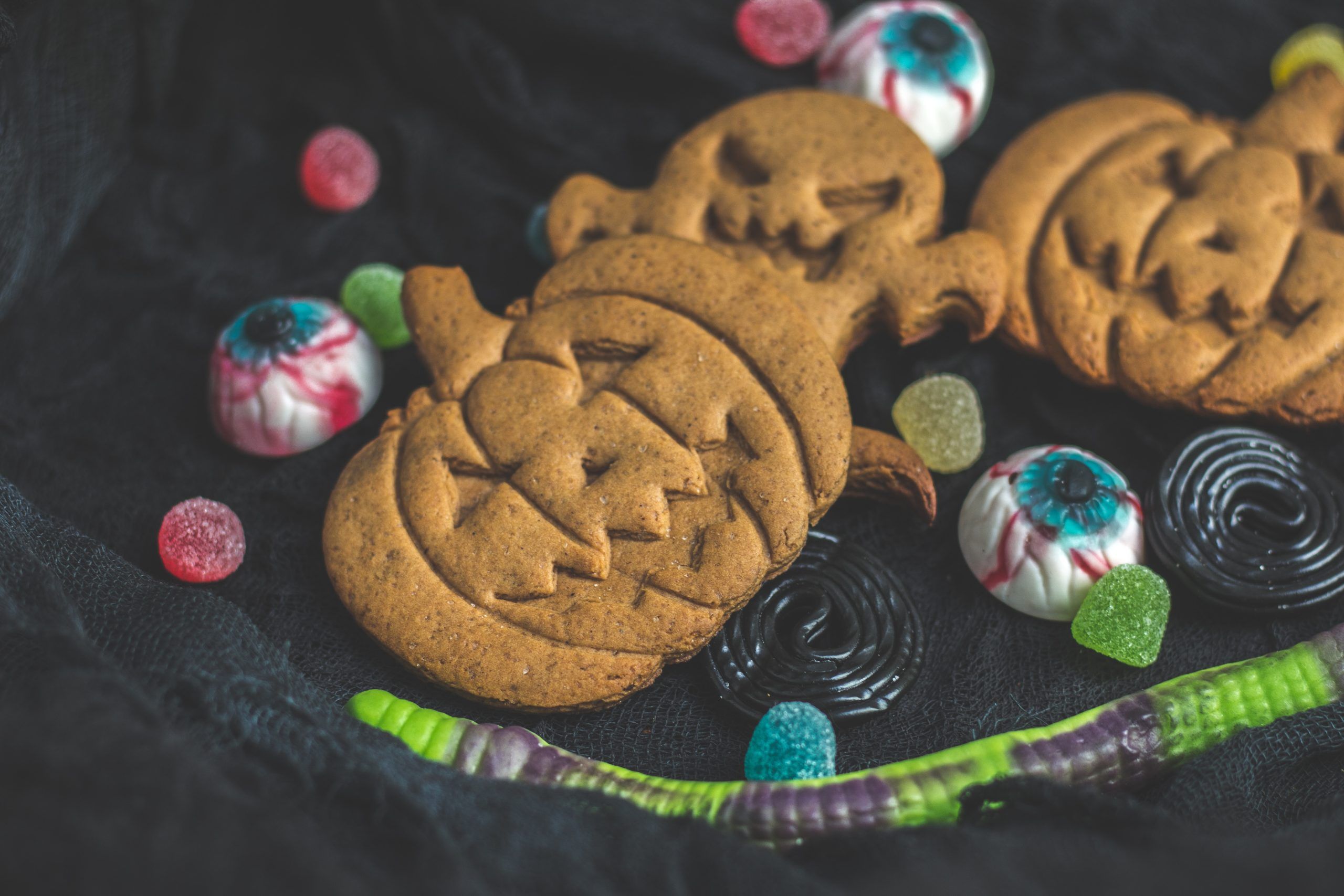 Halloween biscuits