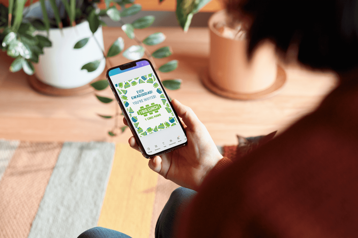 Graffeg ddigidol y gellir ei holygu