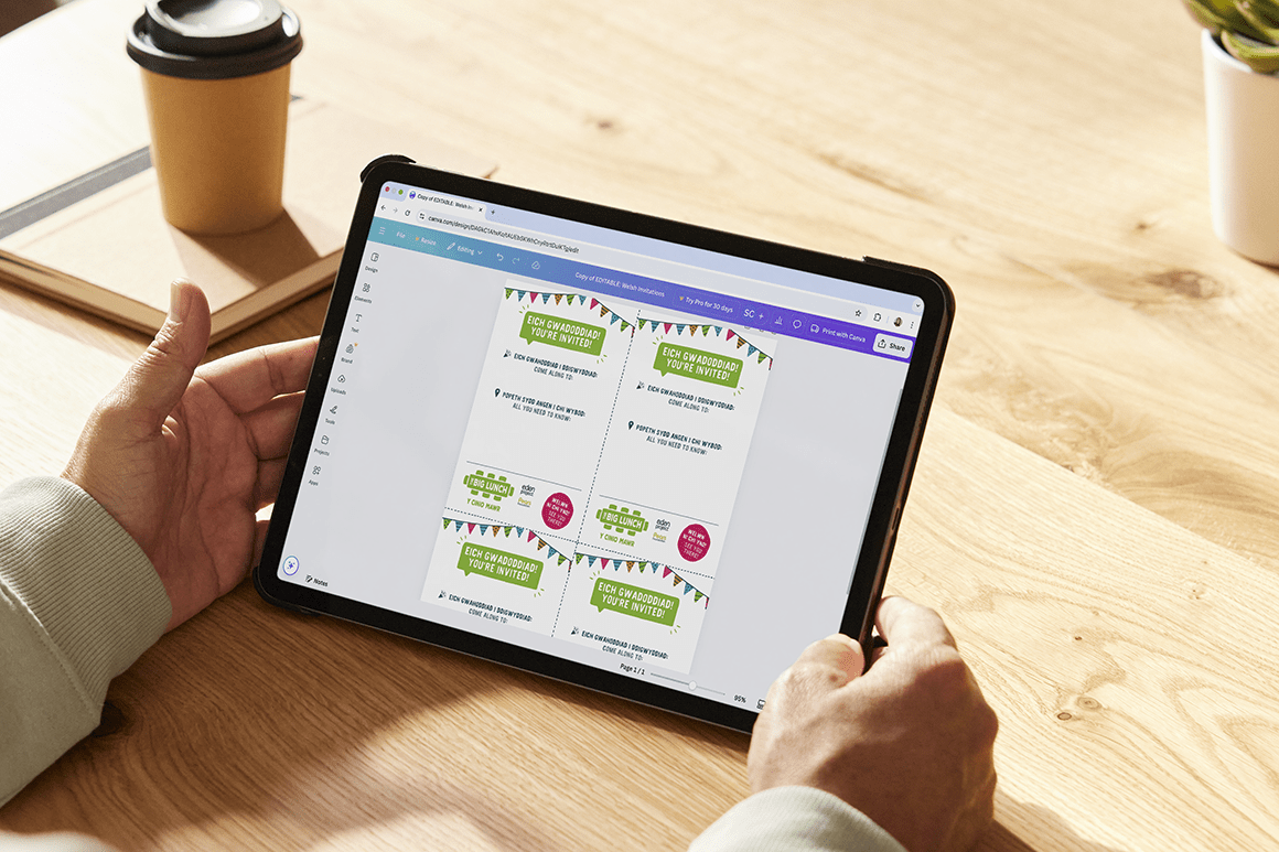 Gwahoddiadau y gellir eu golygu