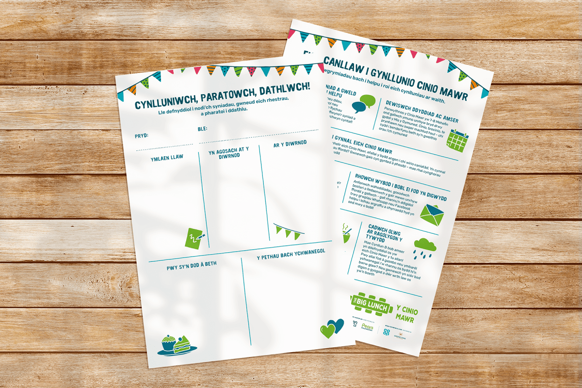 Eich canllaw i gynllunio Cinio Mawr