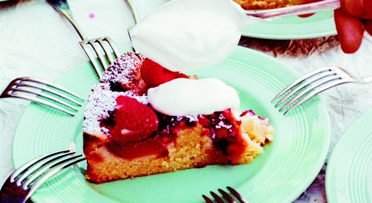 Cacen Ffrwythau Haf, Menyn wedi’i frownio ac Almonau