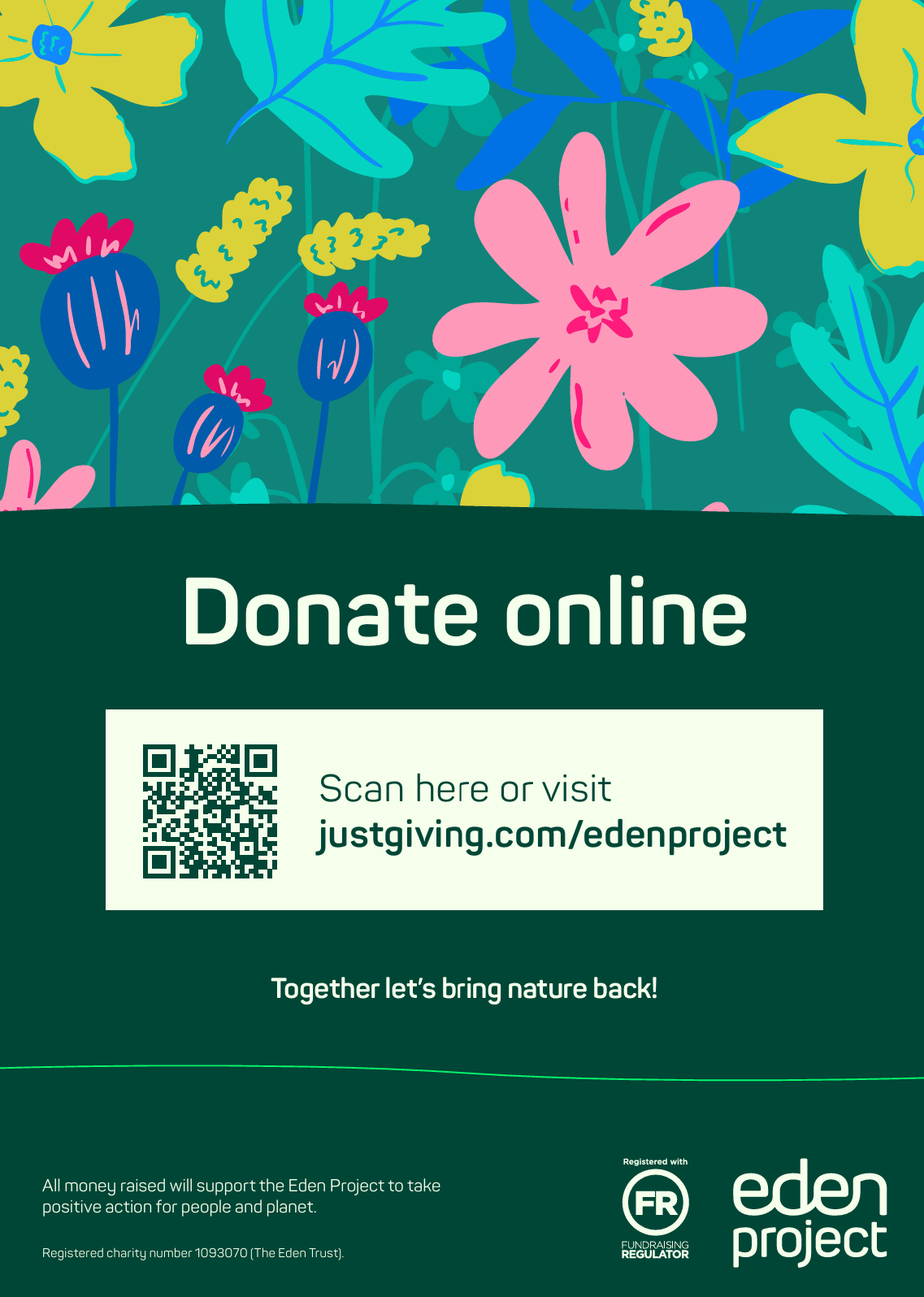 Donate online poster 2025