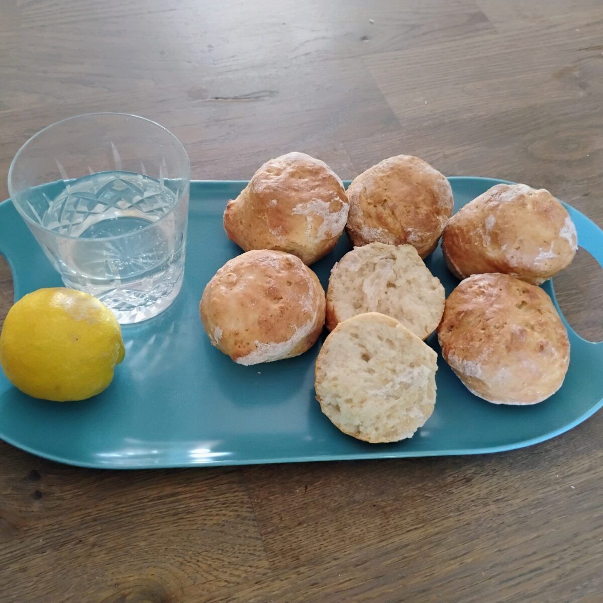 Air Fryer Lemonade Scones by Clair Kirk