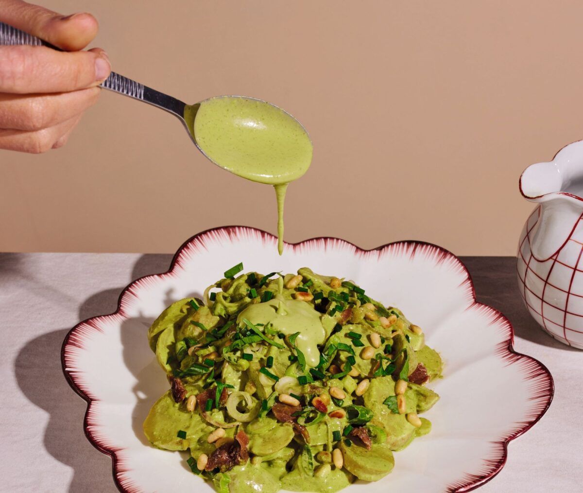 Green goddess potato salad