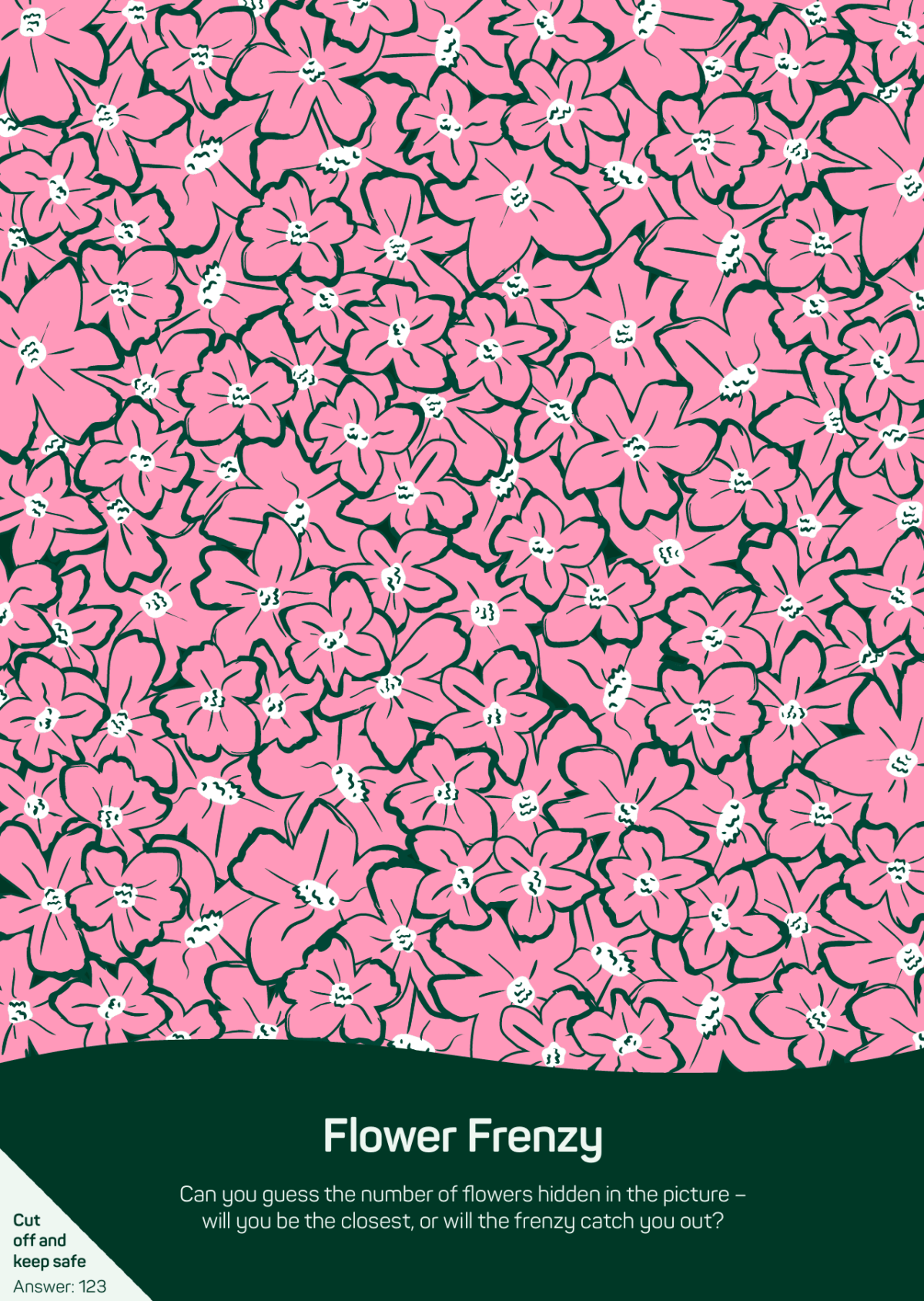 Flower frenzy guessing game