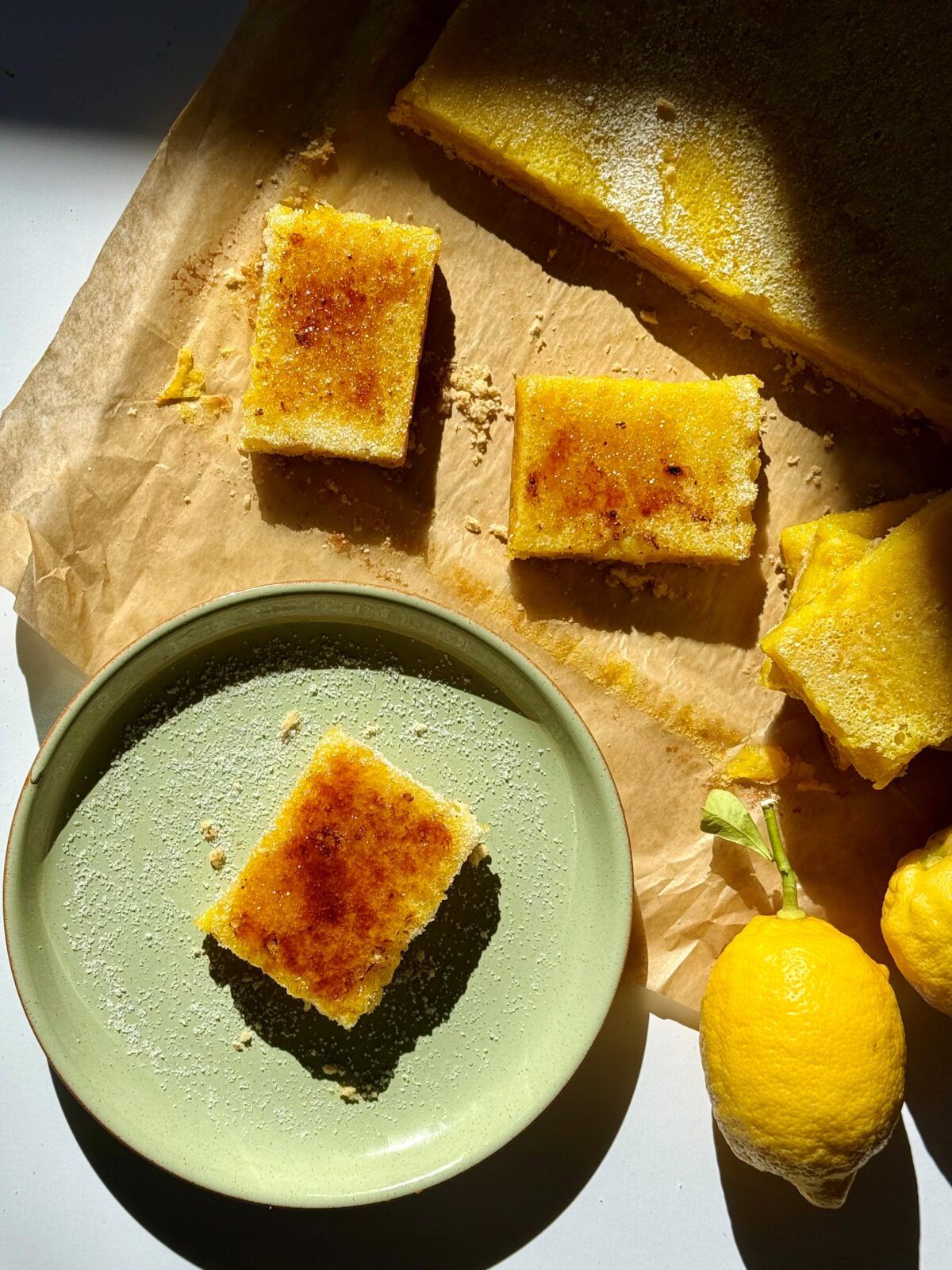 Lemon Brûlée Bars by Christiaan de Vries