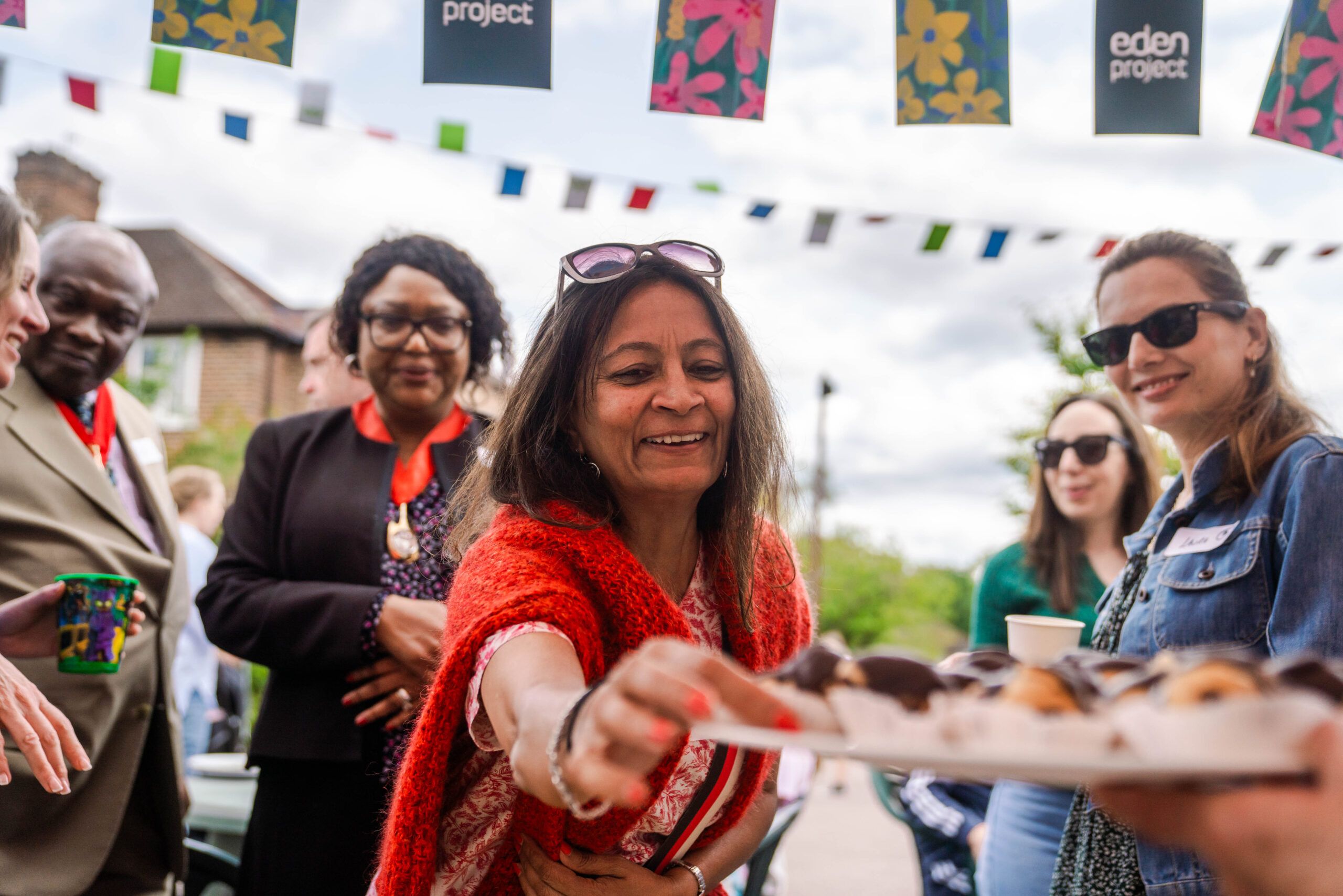 Sweet treats at The Big Lunch in Finchley, London