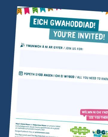 Gwahoddiadau ‘Eich gwahoddiad’