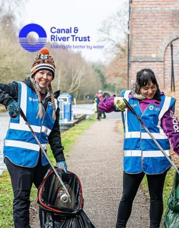 Do a litter pick for Canal and River Trust
