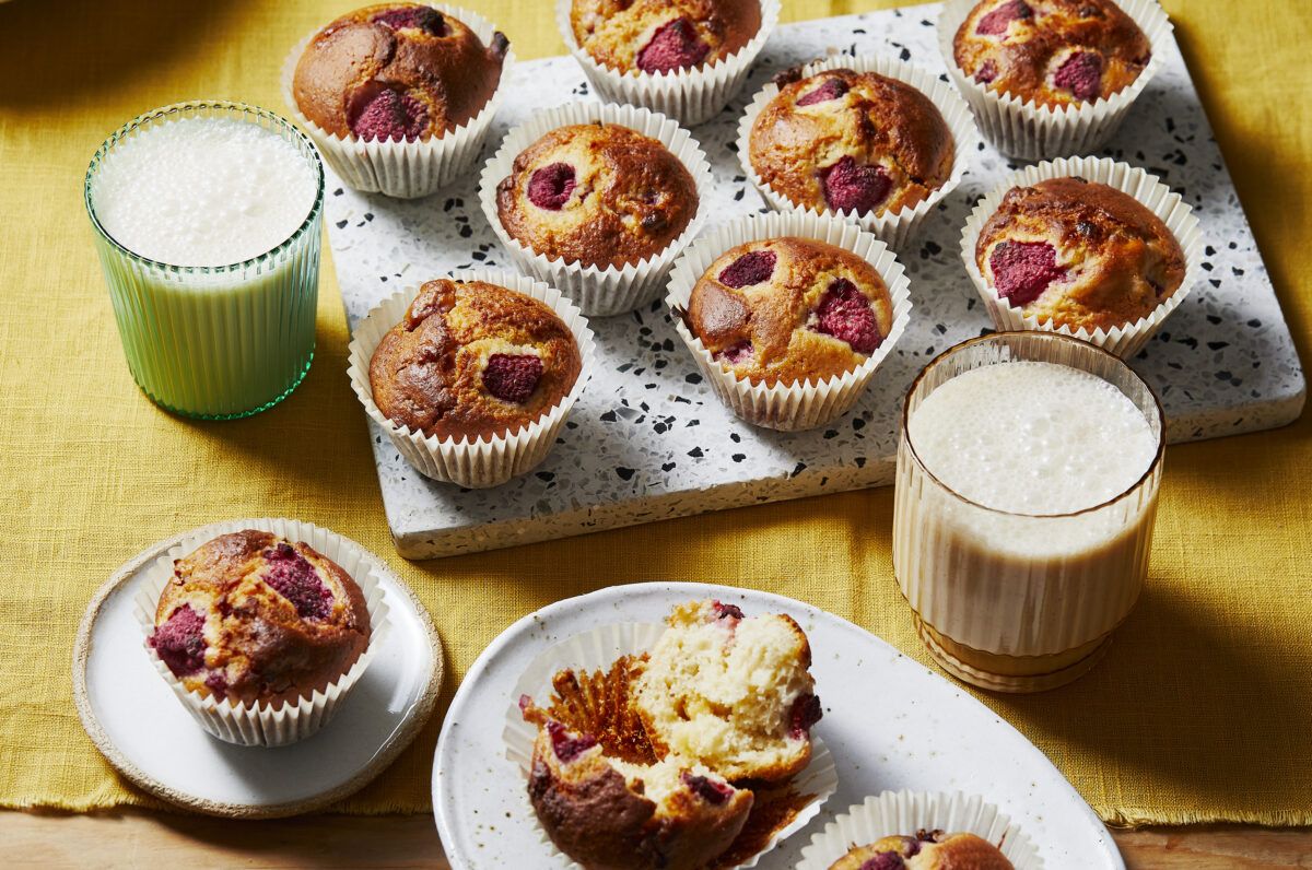 White Chocolate and Raspberry Muffins by Joe Wicks